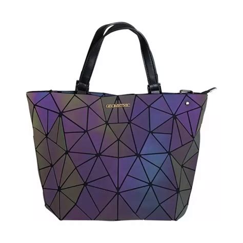 Cartera Geometric Medium Tornasol .